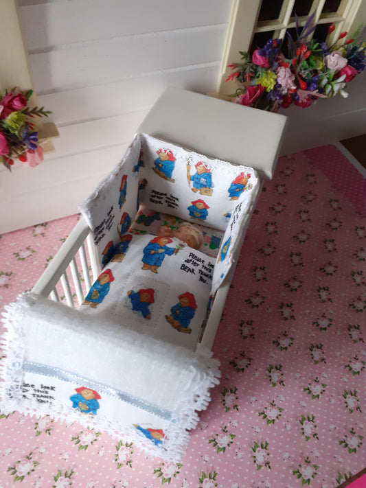 Cot set and blanket  Paddington Bear