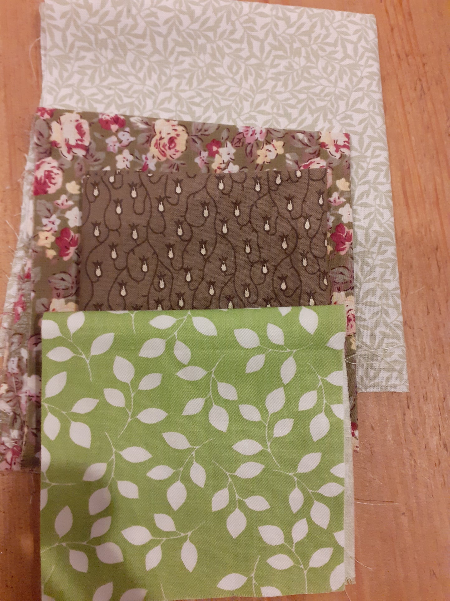 Bundle of Green Fabric